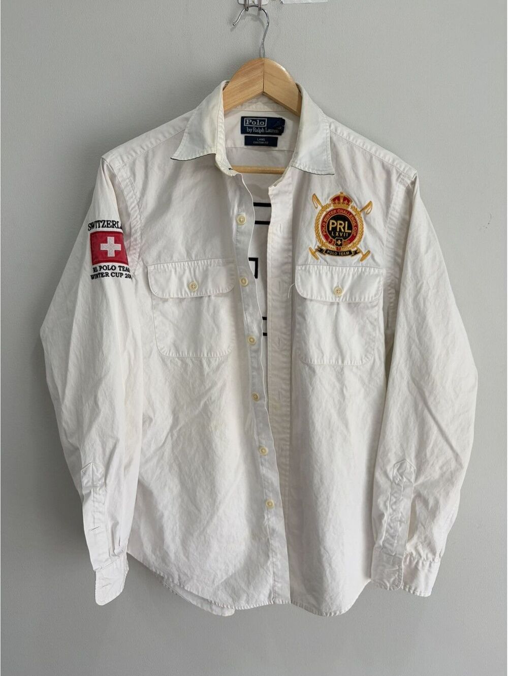 Vintage Ralph Lauren Polo Button Up Switzerland shirt